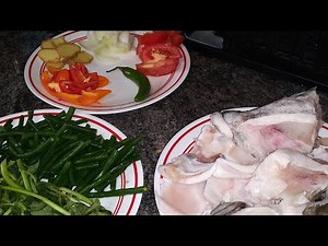 How To Cook Alaskan Halibut Head Scrap | Panlasang Pinoy