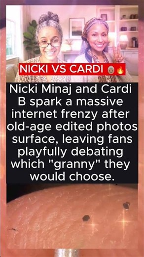 Nicki Minaj & Cardi B VIRAL Old-Age Photos Exposed?! Fans Erupt Over Shocking "Granny" Debate! 🤯👵🏽