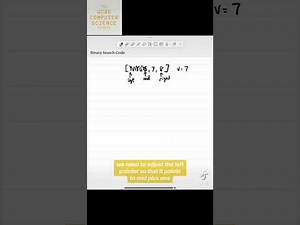 Binary Search Code Explained