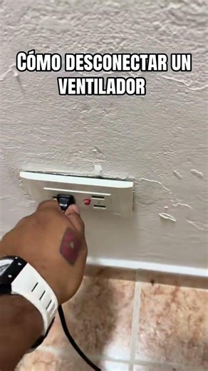 Cómo desconectar un ventilador #tutorial