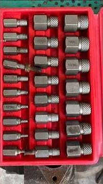 Screw extractor set tool