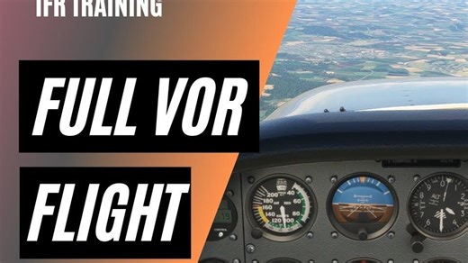 【模飞知识】How to Fly a Full IFR Flight Using Only VORs |DepartureEnroute&VORApproach