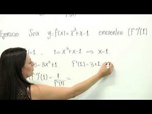 Derivada de la función inversa 2