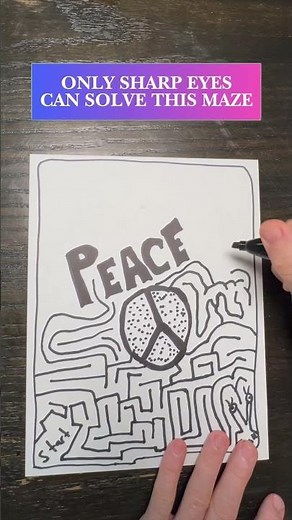 Most Satisfying Maze Drawing to Watch!