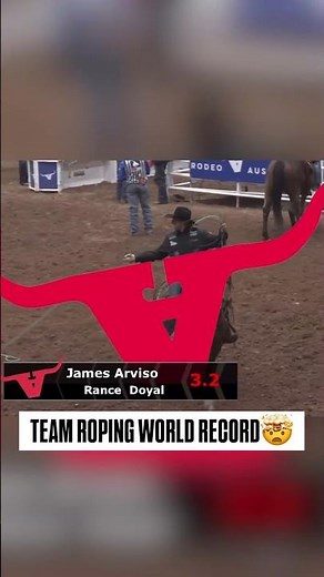 Team Roping World Record!
