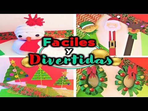 🎅 MANUALIDADES NAVIDEÑAS PARA NIÑOS 🎄