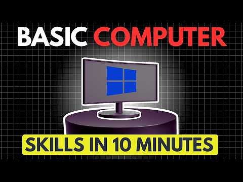 Basic Computer Skills to Learn in 2026 | 10-Minute Guide for Beginners