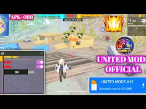 FREE FIRE HACK || FF HACK MOD MENU DOWNLOAD || FF NEW MOD MENU TODAY || UNITED MODS V12 FREE FIRE