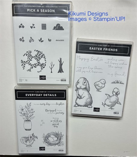 Stampin'up! Retired Spring Easter Mothers Day Stamp Sets - Etsy