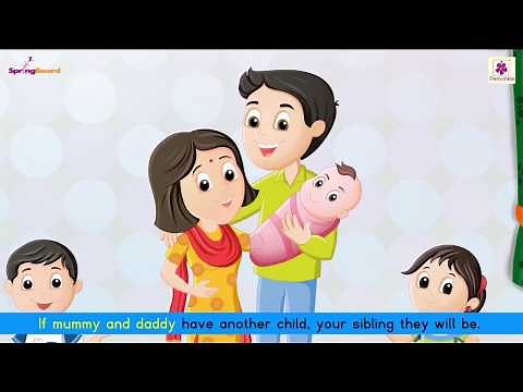 A Happy Family - Rhyme | Animated Songs For Kids | Periwinkle