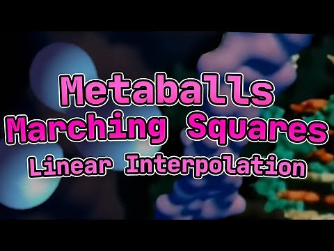 Metaballs, Marching Squares and Linear Interpolation