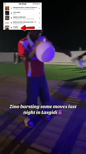Zino's Energetic Dance Moves in Lasgidi