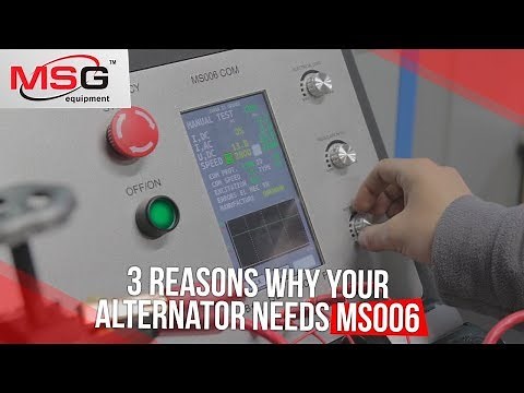 MS006 - test bench for 12/24V alternators