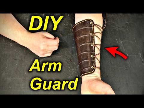 DIY Leather Arm Guard | Archery Bracer