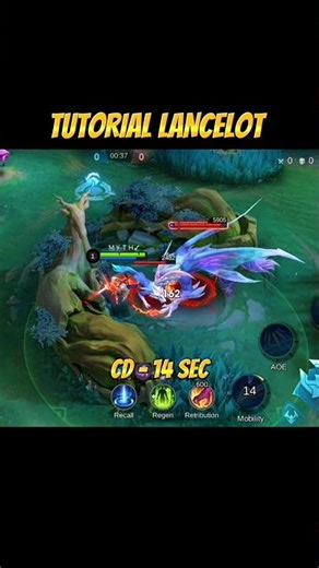 DASH TUTORIAL LANCELOT ✅ #mobalegends5v5 #moba5v5pippin #moba5v5english #lancelot #shorts #viral