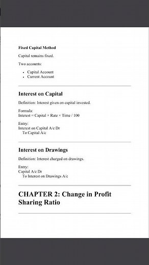 Class 12 Accountancy Book 1 Full Notes | Accounting for Partnership Firms | All Chapters Explained