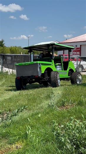 1.1K views · 1.2K reactions | Would you drive it? Cummins Golf cart w/ 4 wheel steering rolling on 22x14 American Force wheels #cummins #golf #americanforcewheels #diesel #truck | Perfection Wheels | Facebook