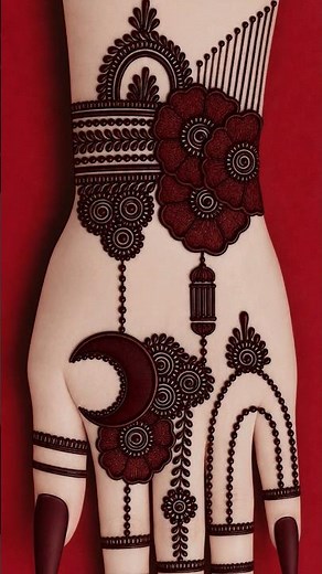 mehndi design for front hand|| mehandi design|| easy mehndi design||