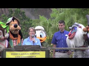 Disney's Animal Kingdom 15th Anniversary Opening Celebration 2013 Walt Disney World