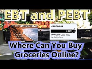 Where Can You Order Groceries Online With EBT PEBT Card? New Instacart! Walmart $10 off Snap Deliver