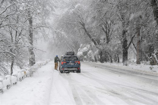 Updated list of winter storm road closures and chain requirements, according to CHP