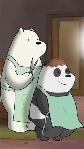 Grizz was too locked in to notice✂️😬 #midnightbarber #webarebears