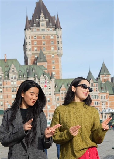 Quebec travel moments: To the left, to the right