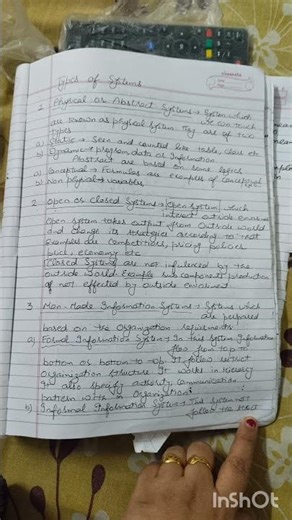 Notes on Types of System in System Analysis and Design||SAD
