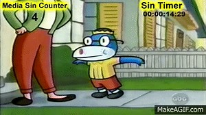 Mrs helperman tapping her foot on Make a GIF