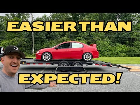 How To Haul A Super Low Car | Loading and Unloading