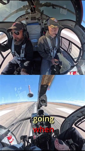 Dave and Fisher running a max performance takeoff