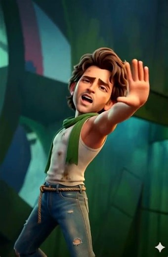 Dhoom Again Dance Animation | Hrithik Roshan Inspired Avatar 🔥 #shorts