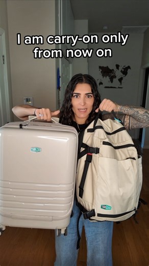 Chloe Jade on Instagram: "ARE YOU TEAM CARRY-ON ONLY? Today I’m packing the Blast Pro 38L Backpack and the Getaway 20’’ Carry-on: Front-Opening for a 5 month trip! I was tired of having my bag lost by the airlines. So I refuse to check a bag now! & now there is a sale on my favorite travel duo! Use “CHLOEGB38” for discounts at the 🔗 in my bi0 •••••••• #bagsmart #2026travel #carryononly"