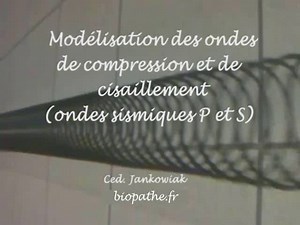 modélisation des ondes à l'aide d'un ressort