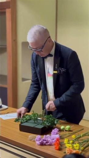 【お花教室】雲海と日本庭園 #石原和幸 #shorts