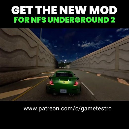 GET THE NEW GRAPHICS MOD FOR NFS UNDERGROUND 2 #graphics #gaming #remastered #needforspeed
