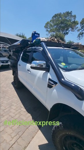 Midnight Range Bonnet Guard On Ford Ranger T6 www.efficientexpress.co.za Eddie 0641681512 #efficientexpressonline #fypシ #efficientexpress #4x4offroad #4x4Life #fordranger | Gerhard Rossouw
