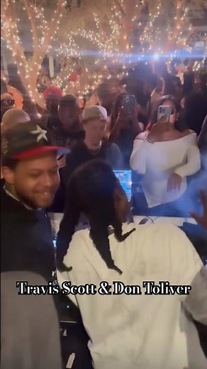 Travis Scott & Don Toliver after party after sold out Crypto Arena show!