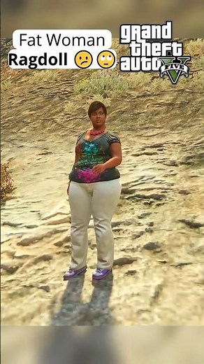 Ragdoll Euphoria Physics | NPC Falling From Mountain #gta5 #gta5shorts