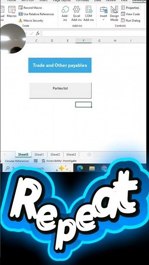 How to use Macro Button #excel #excelforaccountants #exceltips #excelforanalysts #exceltricks