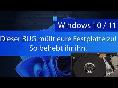 Windows 10 & 11 - This BUG clutters your system - How to fix the problem yourself.