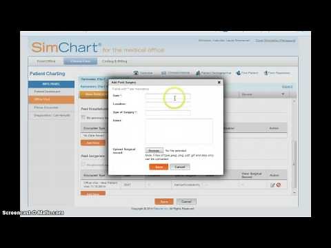 Simchart Document Health History