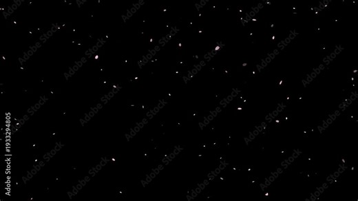 Sakura Blizzard Effect for Video Editing