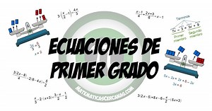 Ecuaciones de primer grado