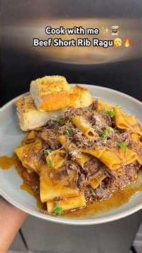 RECIPE! Delicious Beef Short Rib🔥 #beefshortribs #recipes #pastadish #fypシ゚viral #foryourpage
