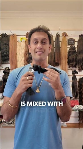 Your 'human hair' extensions might not be what you think 👀