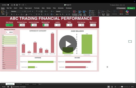 #financialmodel #varianceanalysis #budgetvsactual #fpanda #excel #dashboard #incomevsexpense | Allana Marie Anasta | 14 comments