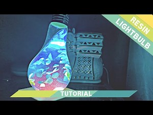 Making a resin lamp, using old light bulbs tutorial. Resin and flower tutorial. Resin art tutorial