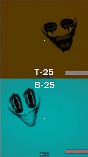 Rooms Low Detailed Redux T-25/B-25 Jumpscare Comparison
