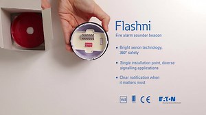 Unboxing the Flashni fire alarm sounder beacon - Eaton videos